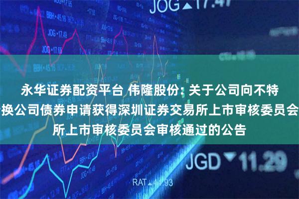 永华证券配资平台 伟隆股份: 关于公司向不特定对象发行可转换公司债券申请获得深圳证券交易所上市审核委员会审核通过的公告